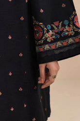 KHAADI BRAND EMBROIDERED DHANAK WOOL 3 PIECE